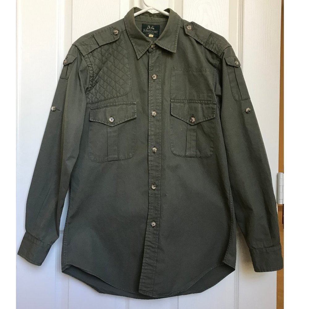 Willis & Geiger Army Green Padded Hunting Shirt